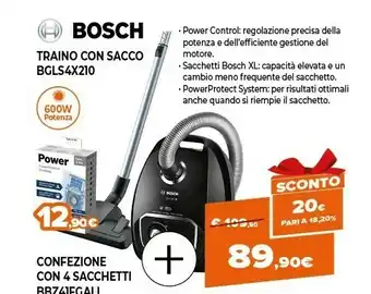Expert Traino con sacco bgls4x210 offerta