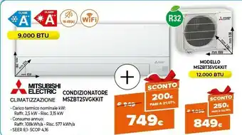 Expert Electric condizionatore mszbt25vgkkit offerta