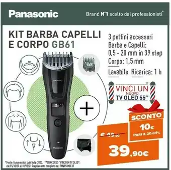 Er-gb61 regolabarba nero
