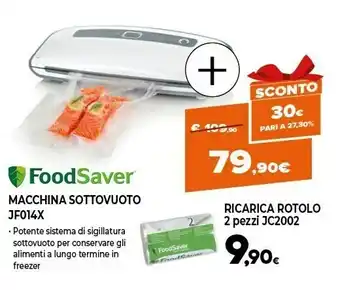 Food saver macchina sottovuoto jf014x