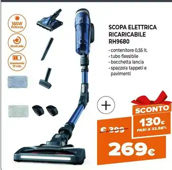 Expert Scopa elettrica rh9680 offerta