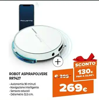 Expert Explorer rr7427 serie 60, robot aspirapolvere, alto 6 cm, navigazione metodica, spazzola animal care, panno lavapavimenti, wi offerta