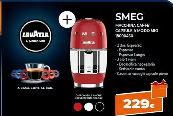 Expert Macchina caffe capsule a modo mio 18000460 offerta