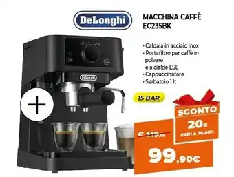 Expert Macchina caffe ec235.bk offerta