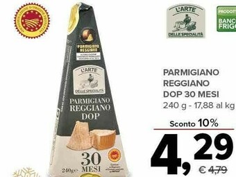 Todis L'arte delle specialita parmigiano reggiano dop offerta
