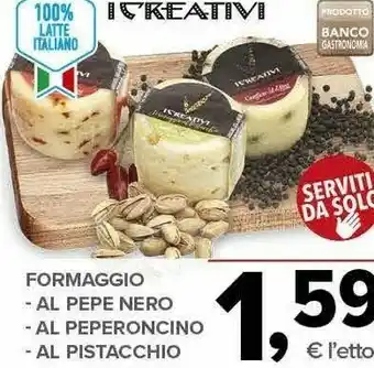 Todis Formaggio al pepe nero offerta
