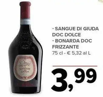Todis Sangue di giuda doc dolce offerta