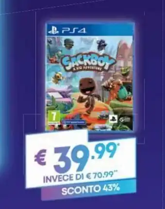 Trony PS4 Sackboy offerta