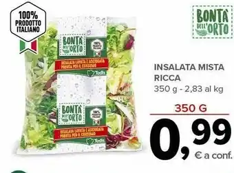 Todis Bonta dell'orto insalata offerta