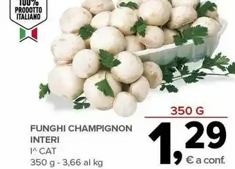 Todis Funghi champginon interi offerta