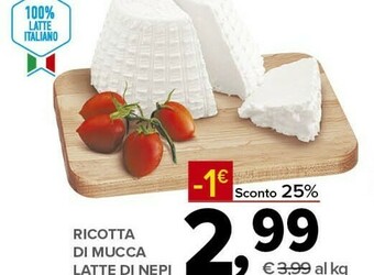 Ricotta di mucca
