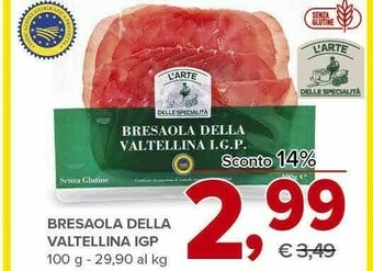 Todis Bresaola della valtellina igp offerta