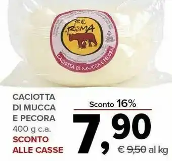 Todis Caciotta di mucca e pecora offerta