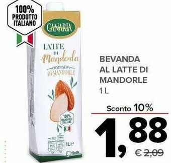 Todis Bevanda al latte di mandorle 1l offerta