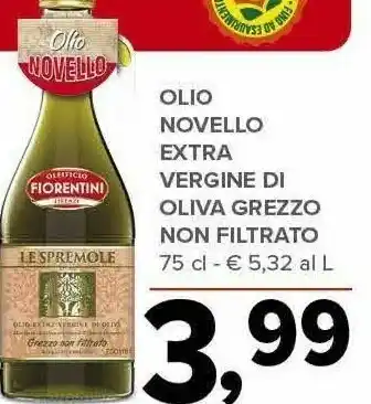 Todis Olio extra vergine di oliva 750 g(ml) offerta