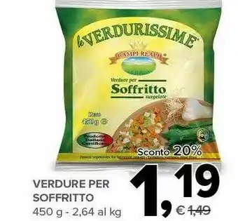 Todis Campi reali - le verdurissime verdure dell'orto biete broccoli cicoria scarola spinaci e zucchine 450 g(ml) offerta