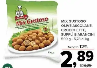 Todis Mix gustoso olive ascolane/crocchette/suppli e arancini offerta