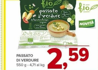 Todis Passato di verdure offerta