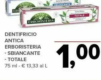 Todis Erboristeria dentifricio antica offerta