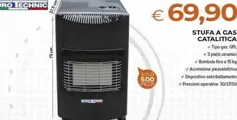 Todis Stufa a gas catalitica offerta