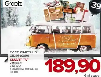 Todis Tv 39" gr39e9000a offerta