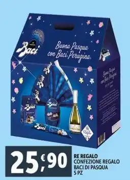 Deco Supermercati Re regalo confezione regalo baci di pasqua 5 pz offerta