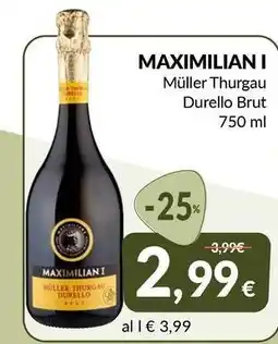 Galassia Maximiliani miller thurgau durello brut offerta