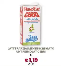 Galassia Latte parzialmente scremato uht primolat CERRI offerta