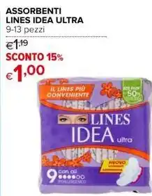 Iperal Assorbenti LINES IDEA ULTRA offerta