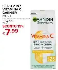 Iperal Siero 2 in 1 vitamina c GARNIER offerta