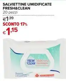 Iperal Salviettine umidificate FRESH&CLEAN offerta