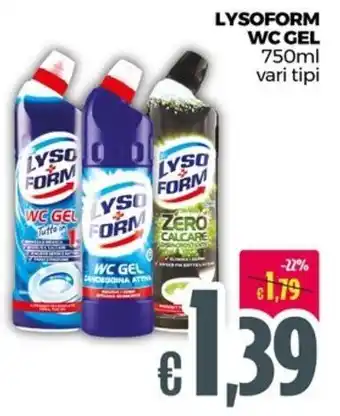 Franzy's Lysoform wc gel offerta