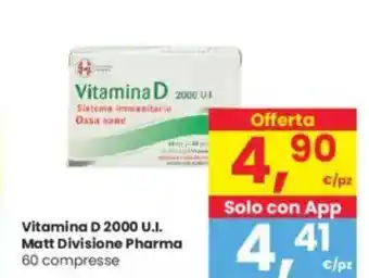 Interspar Vitamina D 2000 U.I. Matt Divisione Pharma offerta