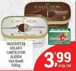 Crai Vaschetta gelato carted or ALGIDA offerta