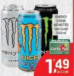 Crai Energy drink MONSTER offerta