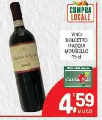 Crai Vino dolcetto d'acqui MOMBELLO offerta