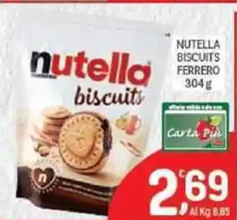 Crai Nutella biscuits FERRERO offerta