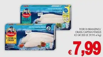 PrestoFresco Fiori di branzino/ orata CAPITAN FINDUS offerta
