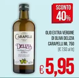 PrestoFresco Olio extra vergine di oliva delizia CARAPELLI offerta