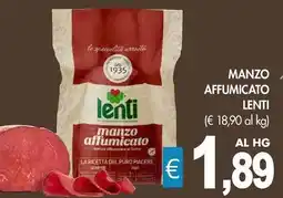 PrestoFresco Manzo affumicato LENTI offerta