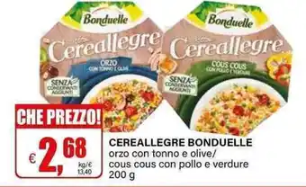 Il Gigante Cereallegre BONDUELLE offerta