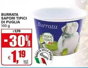 Il Gigante Burrata sapori tipici di puglia offerta