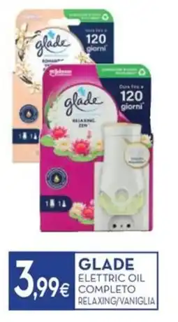 Proshop Glade elettric oil relaxing/vaniglia offerta