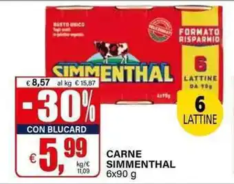 Il Gigante Carne SIMMENTHAL offerta