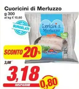 Prix Quality Cuoricini di Merluzzo offerta