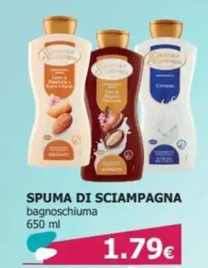 Tigotà SPUMA DI SCIAMPAGNA bagnoschiuma offerta