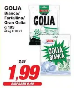 GOLIA Bianca/ Farfallina/ Gran Golia