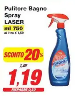 Prix Quality Pulitore Bagno Spray LASER offerta