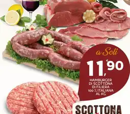 Extra Supermercati Hamburger di scottona di filiera 100% italiana offerta