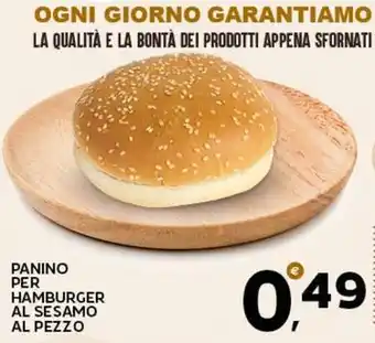 Extra Supermercati Panino per hamburger al sesamo offerta